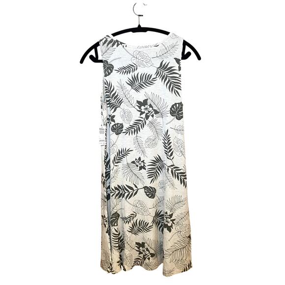 Amazon Essentials - Beige & Green Leaf Pattern Dress - XS - Picture 2 of 12